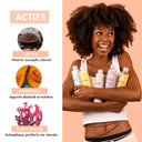 Routine capillaire pour cheveux crépus Beauté Insolente, série de produits spécialement formulés pour nourrir, hydrater et définir les boucles tout en luttant contre la sécheresse et les frisottis.