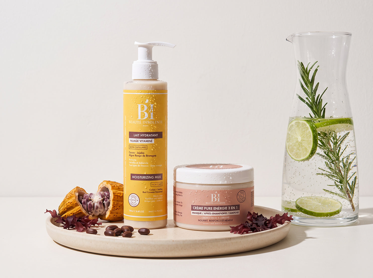 2 soins pour cheveux  beauté insolente, Brume parfumée ,  Edge control