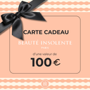 Carte Cadeau  Beauté-insolente 20€ à 300€