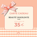 Carte Cadeau  Beauté-insolente 20€ à 300€
