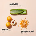 Ingrédients Aloe vera, protéines de mais, marula - creme Boucles Audacieuses Beauté insolente, convient aux cheveux ondulés, bouclés et frisés. 