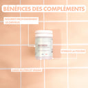 Complément alimentaire Beauté Insolente A04 en boîte, idéal pour améliorer l'éclat de la peau et renforcer les cheveux.