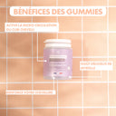 Gummies cheveux Beauté Insolente D03, compléments gourmands enrichis en vitamines pour nourrir et stimuler la croissance des cheveux.