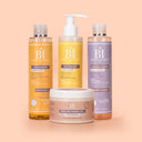 4 soins pour cheveux crépus beauté insolente, Shampooing Hydratant,
Masque pure énergie 3 en 1,
Lait Capillaire Hydratant, Huile Nutritive