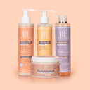 4 soins pour cheveux FRISES beauté insolente, Shampooing Hydratant,
Masque pure énergie 3 en 1, Définisseur de boucles , GELEE Capillaire.