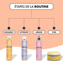 Routine capillaire pour cheveux locks Beauté Insolente, soins nourrissants et hydratants spécialement formulés pour entretenir les locks, maintenir la souplesse et éviter la sécheresse tout en offrant brillance et définition.