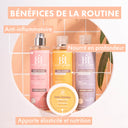 Routine capillaire pour cheveux locks Beauté Insolente, soins nourrissants et hydratants spécialement formulés pour entretenir les locks, maintenir la souplesse et éviter la sécheresse tout en offrant brillance et définition.