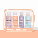 Trousse capillaire Boucles Beauté Insolente 0003, ensemble complet de soins spécialement conçu pour nourrir, hydrater et définir les boucles tout en réduisant les frisottis et en apportant de la brillance.