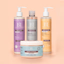 Routine complète pour nettoyer, nourrir et définir vos ondulations 2A à 3A - Shampooing Boucles,  Masque Nutrition Intense, Crème Boucles et Gelée Capillaire.